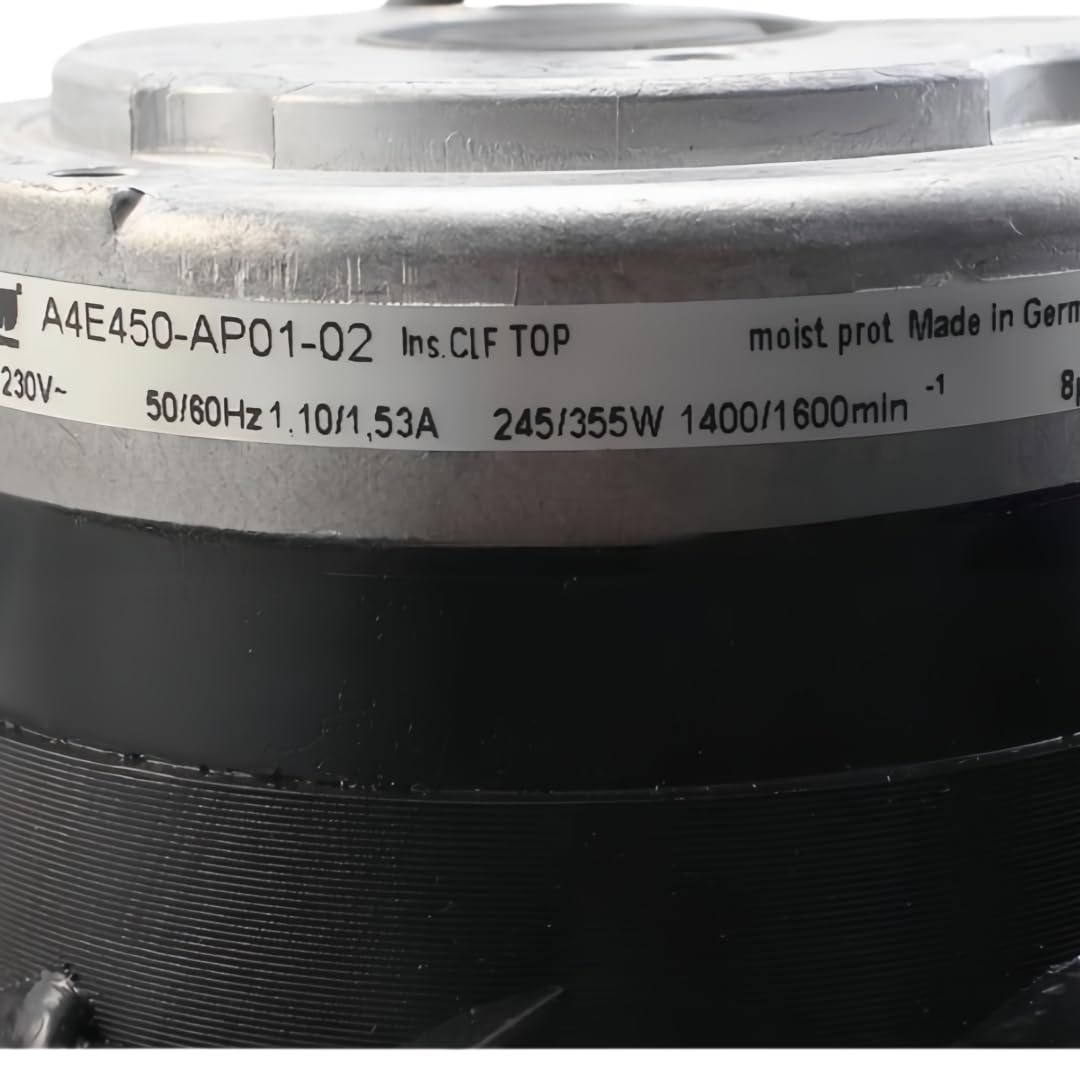 FCARUMIQP A4E450-AP01-02 230V 1.10/1.53A 245/355W 1400/1600RPM Cooling Fan 450mm