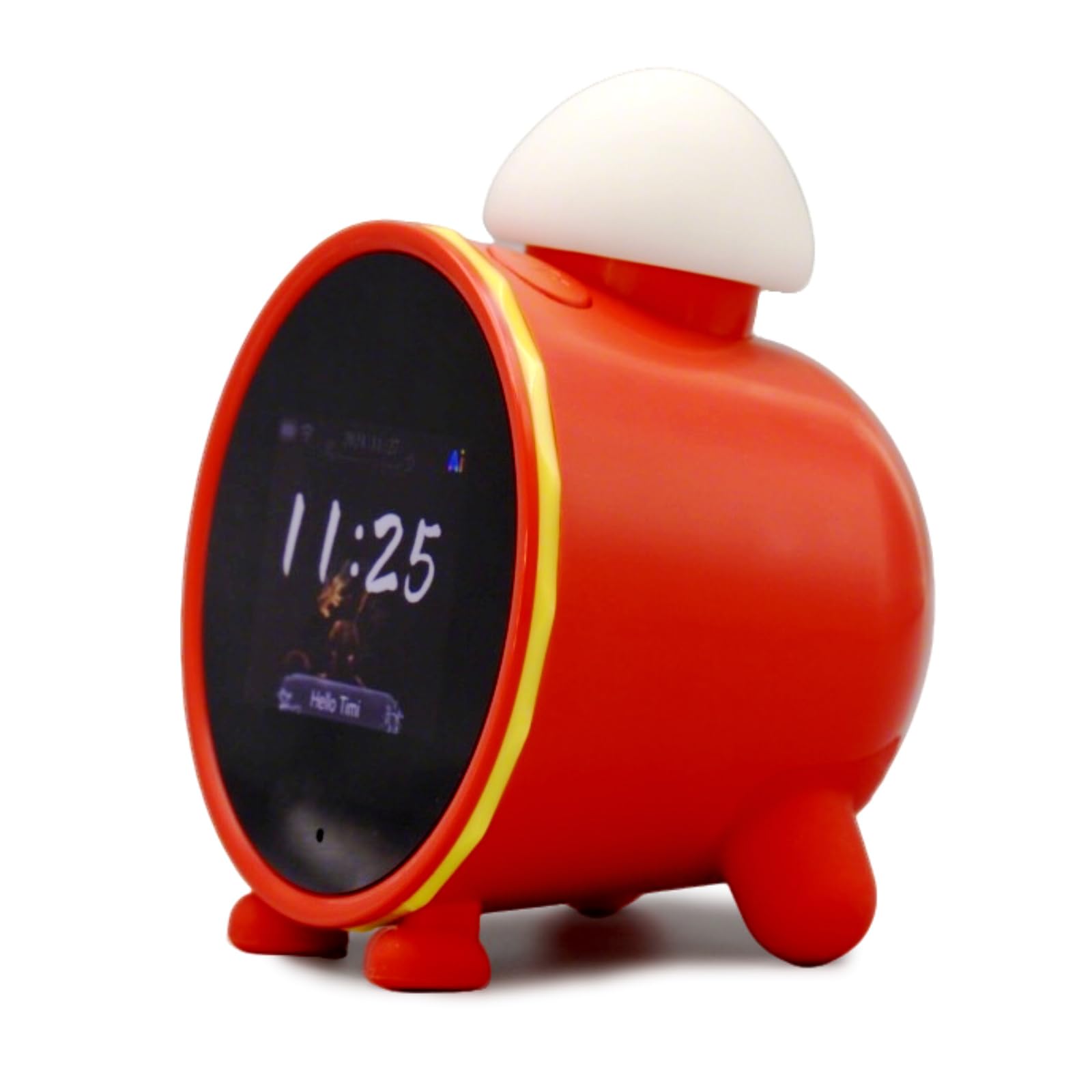 AI Clock Smart Clock with ChatGPT WiFi Connect Voice Assistant Sound Clock Alarm with 2 8-Inch to Wake