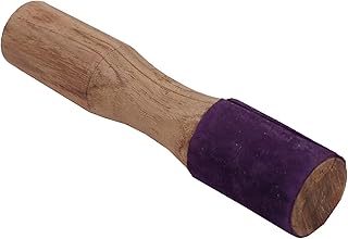 Tibetan Hard Wood Easy Play Singing Bowl Suede Wrapped Striker Mallet
