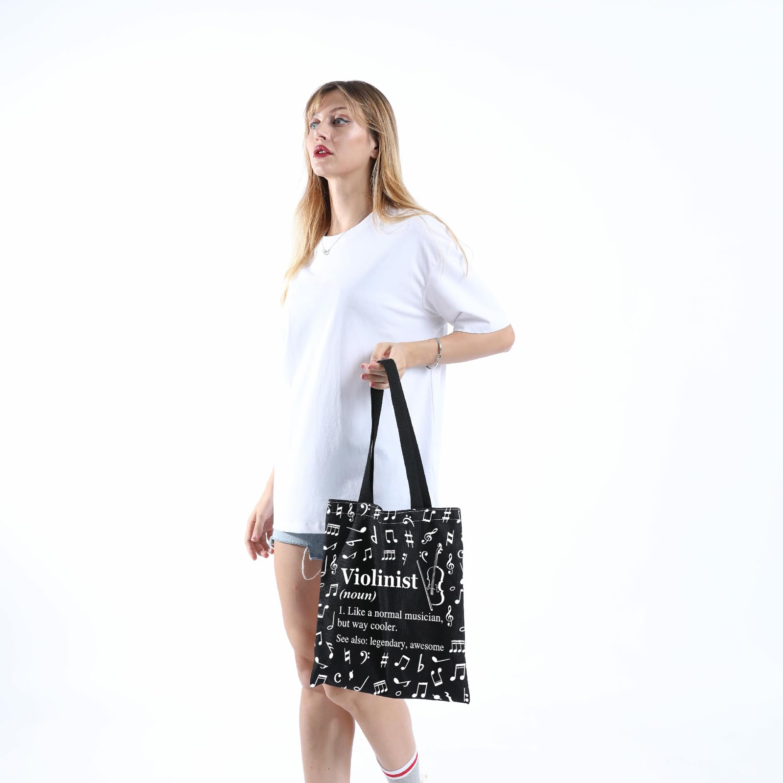 Violinista Tote Bag - Regalo di Apprezzamento per Amante del Violino e Suonatore