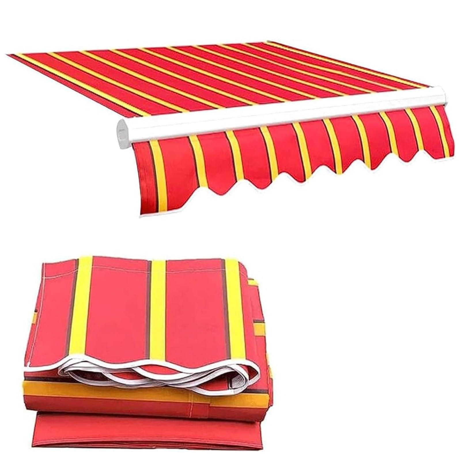 Sunsetter retractable awning fabric replacement,sunsetter patio cover replacement pvc oxford cloth,replacement Many Sizes Fabric Retractable Awning,Top Sunshade Canvas for courtyards,porches(P,