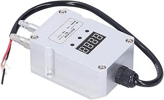 GOWENIC Wind Pressure Transmitter Silver Digital Display Differential Sensor 4-20mA DC 24V high Performance(0-1Kpa)