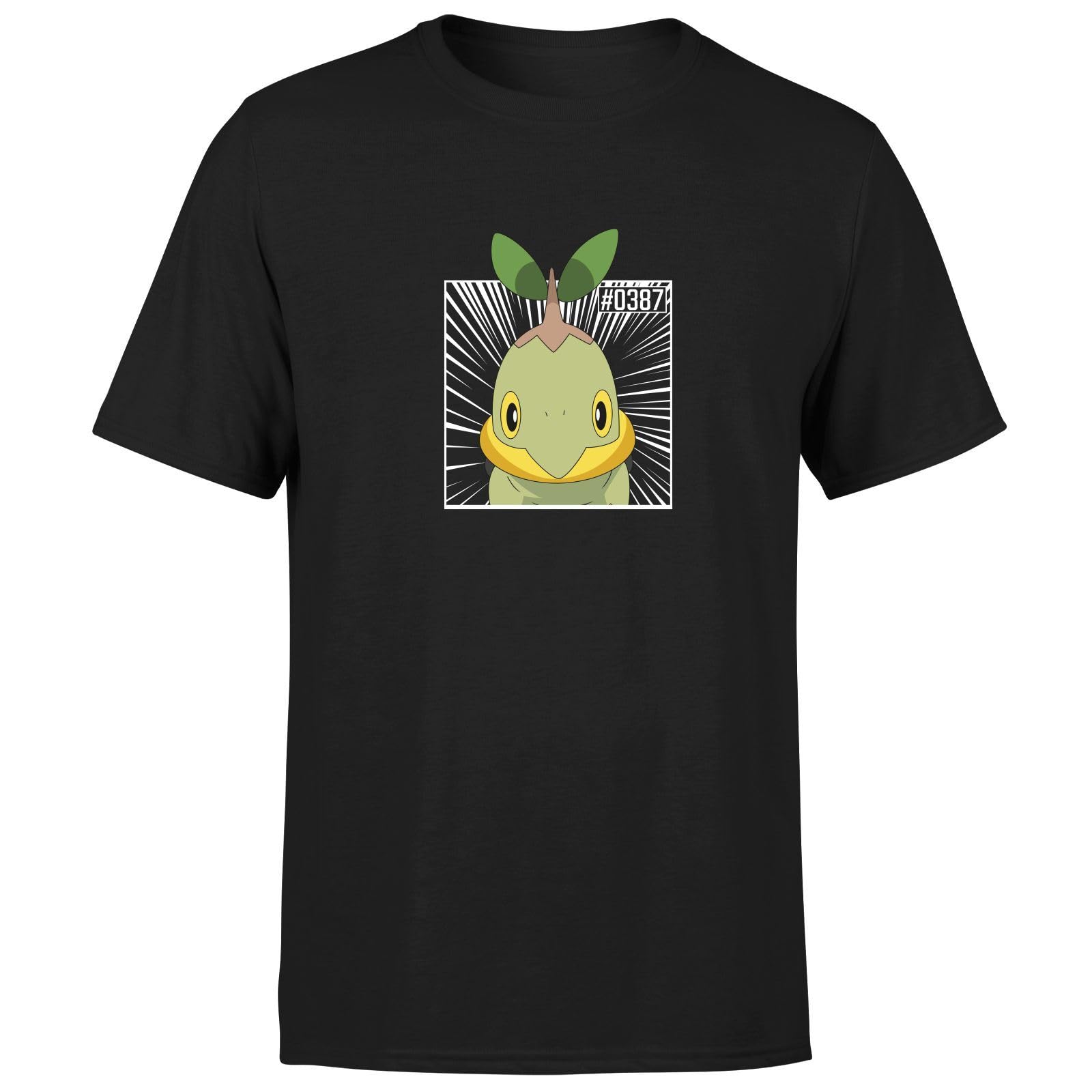 Pokemon Turtwig Men's T-Shirt - Black - 3XL