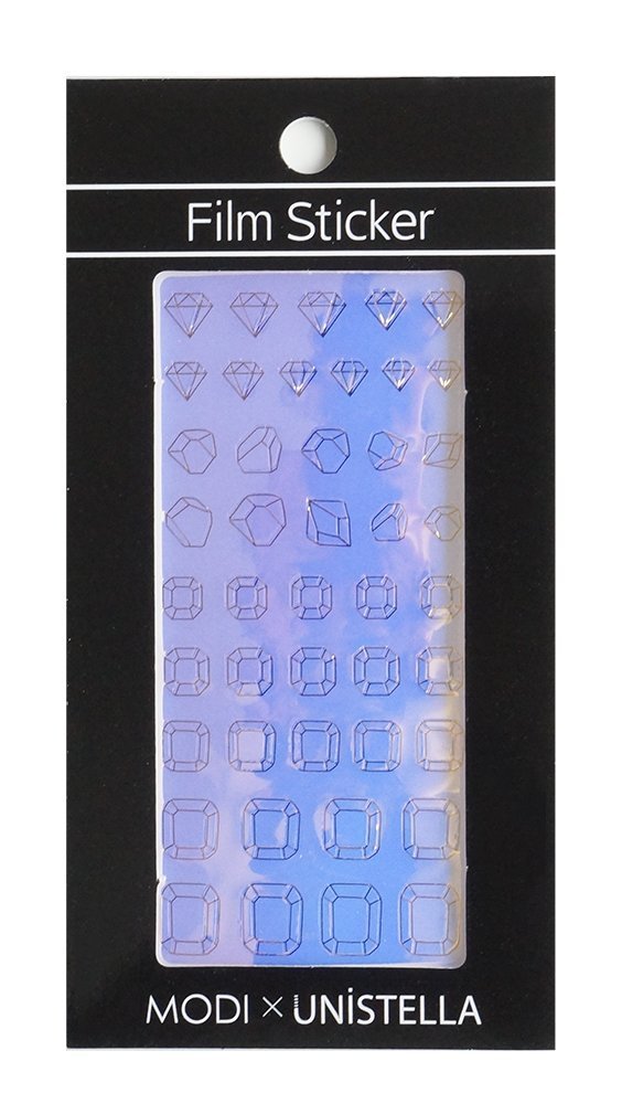 Amazon Com Modi Unistella Glass Nail Stickers Emerald Cut Beauty Personal Care