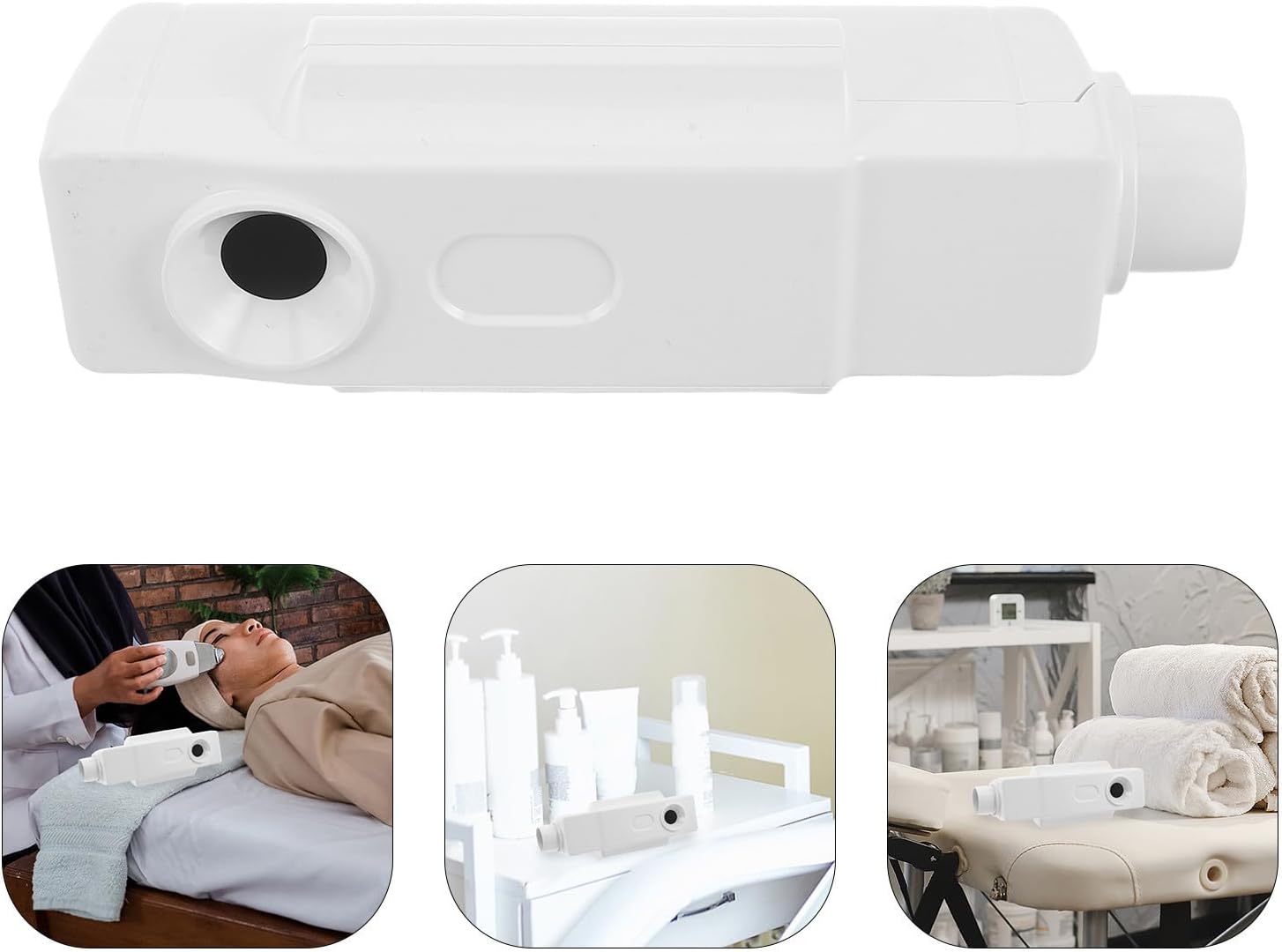 Portable Facial Steamer Replacement Nozzle Head Plastic Spray Attachment for Salon Mist Machines Easy Installation Fine Mist Hydration for Sensitive Skin Steamer Accessory
