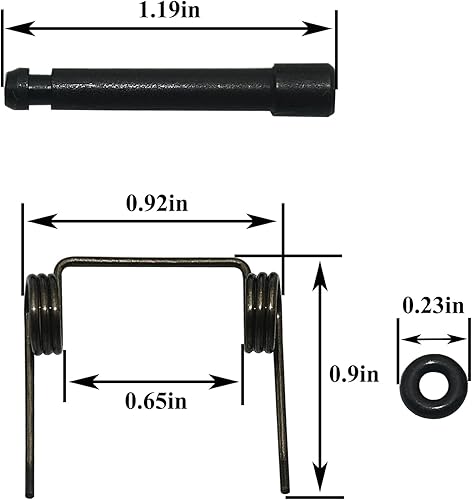 Miniatura 2 de Juego de 10 resortes alimentadores de clavadoras 877761 para clavadoras de bobina para techos de bobina, compatible con clavadoras de bobina NV45AA,