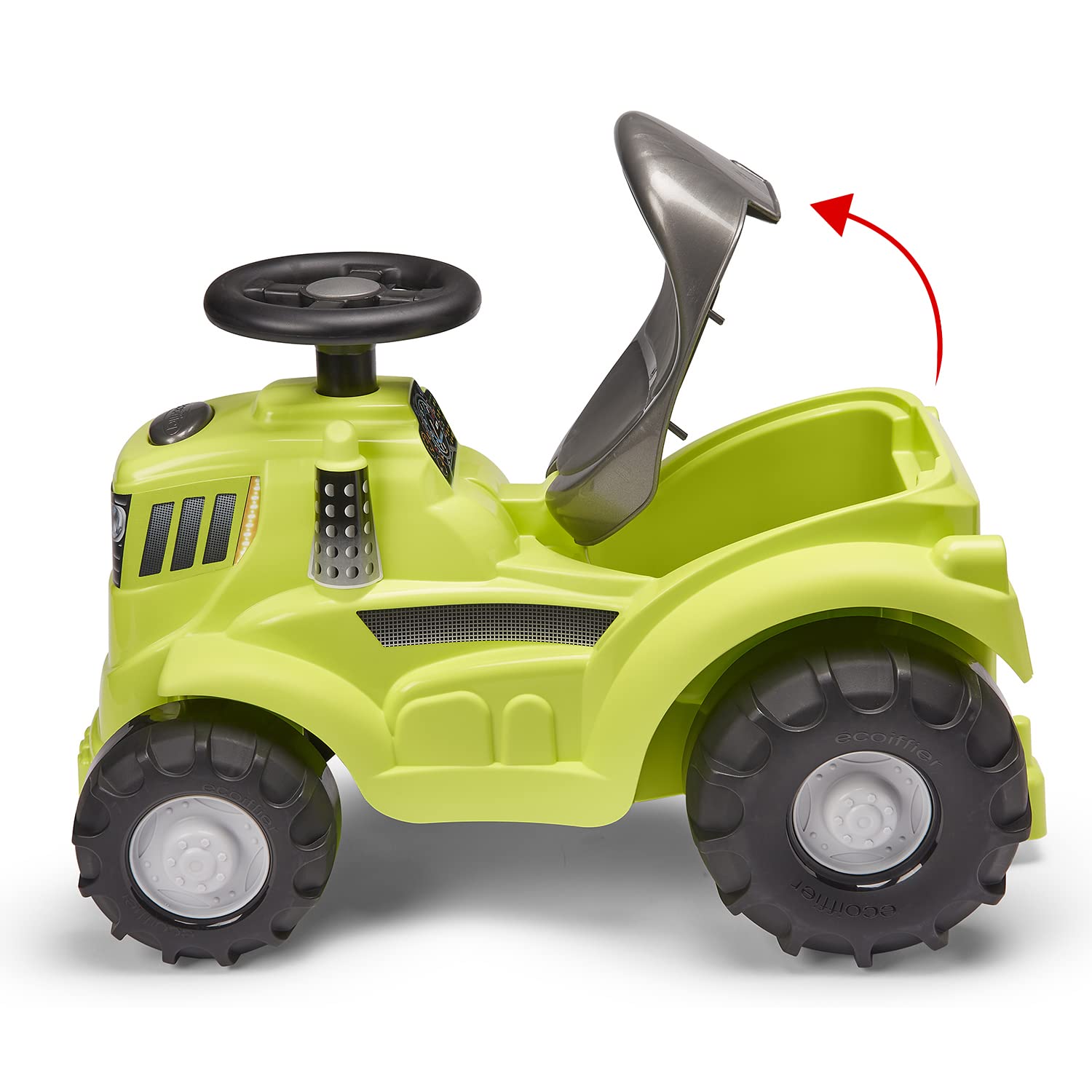 Ecoiffier Jouets 4351 - Porteur Tracteur 51,5 cm - De 12 à 36 mpois - Origine France Garantie