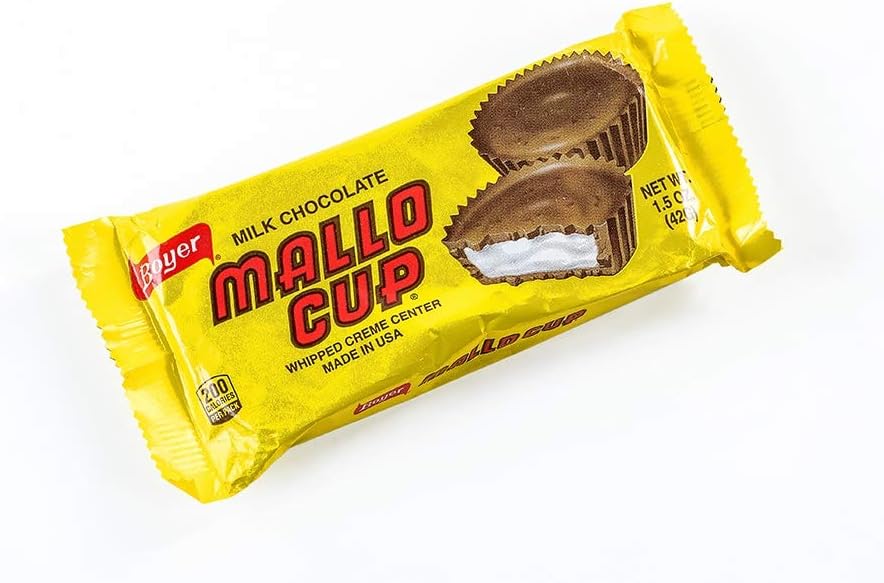 Boyer Candy Company Mallo Cups, 1.6Ounce Boxes (Pack of 24