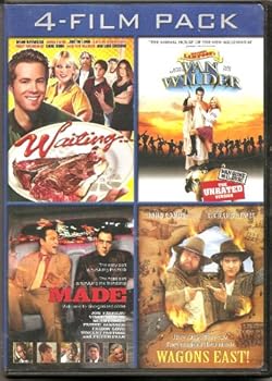 DVD 4-Film Pack (Waiting / Van Wilder / Made / Wagons East!) Book