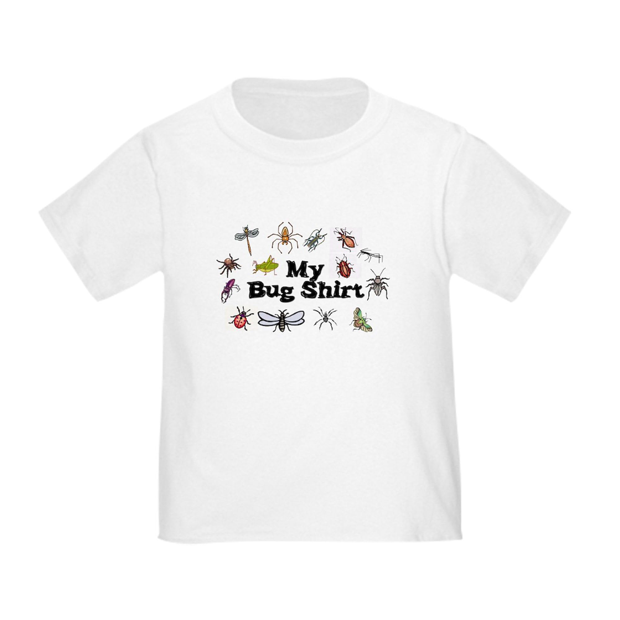 CafePress My Bug Shirt Toddler T Shirt Toddler Graphic Tee, 100% Cotton White