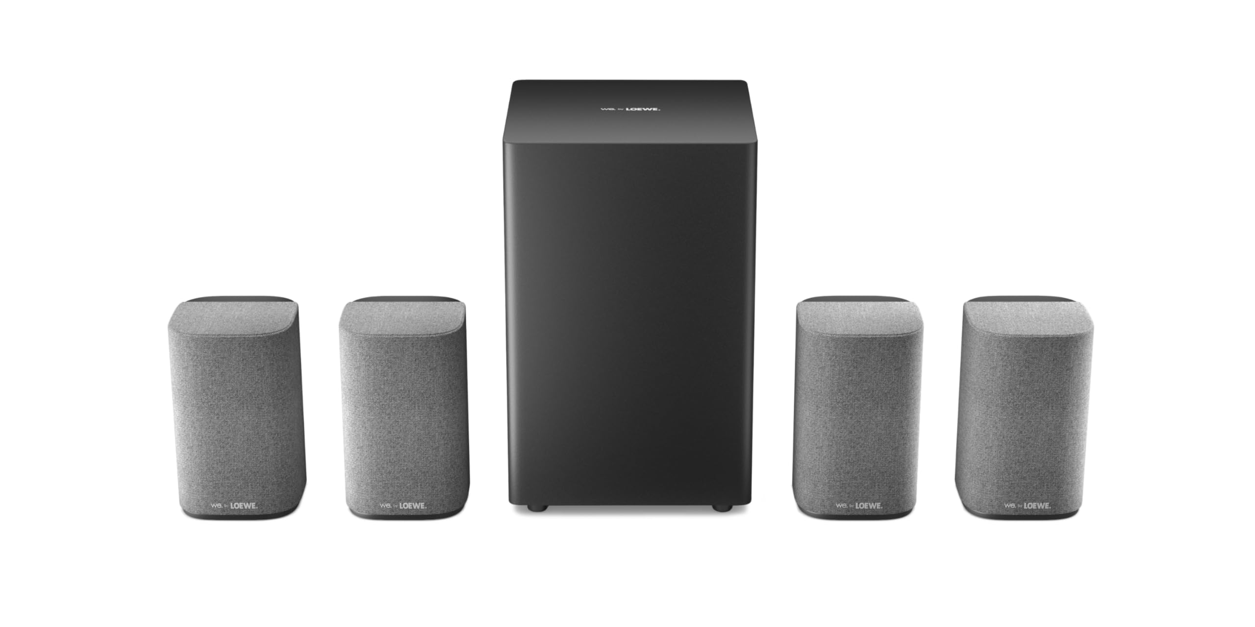 Loewe We. BOOST Sistema Home Cinema 4.1.2 Grigio - Audio 3D Wireless Dolby Atmos 720W Surround Diffusore