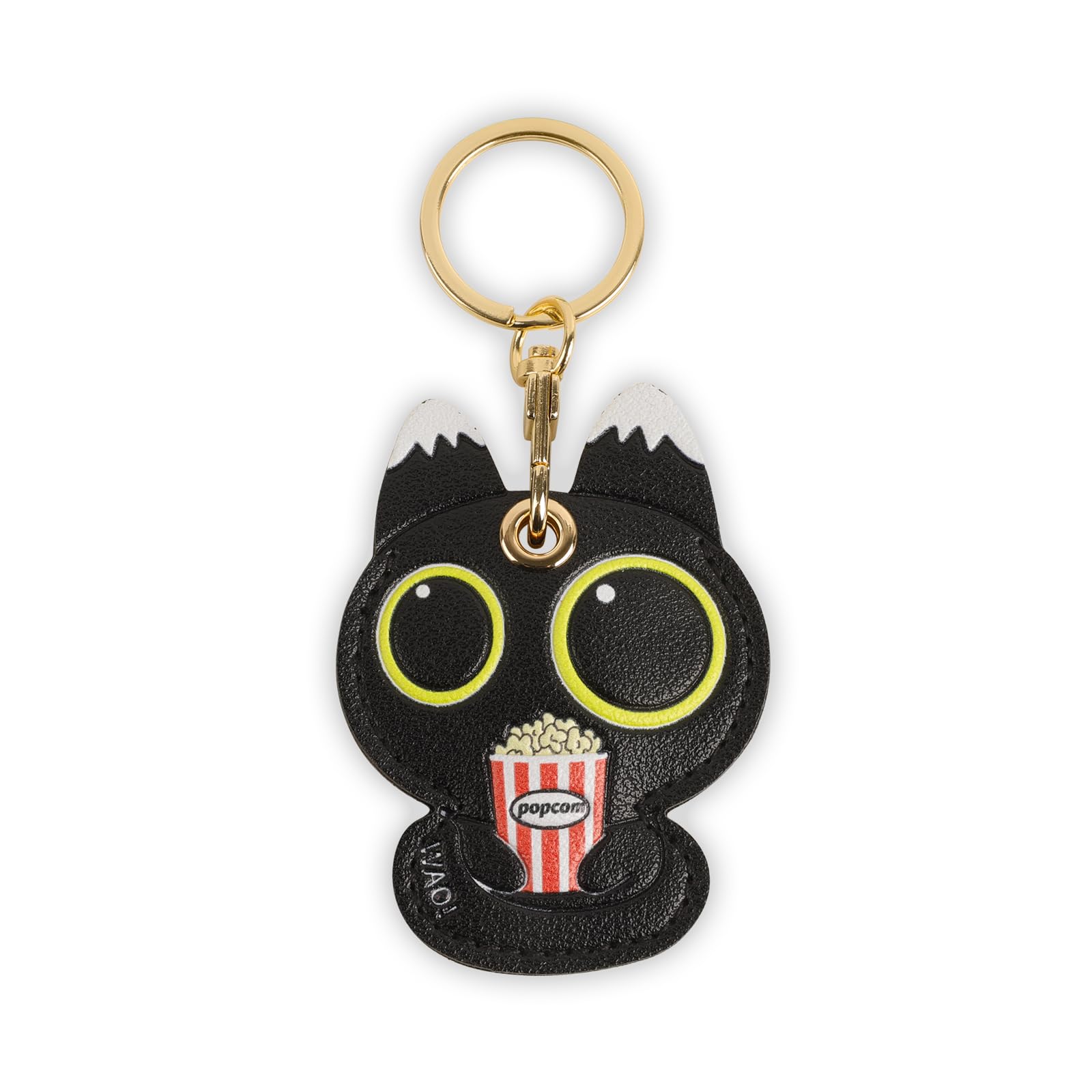 Leather Keychain Case Holder Compatible with Apple AirTag, GPS Airtag Keychain Finder Tracker with Key Ring, Anti-Scratch Protective Air Tag Cover
