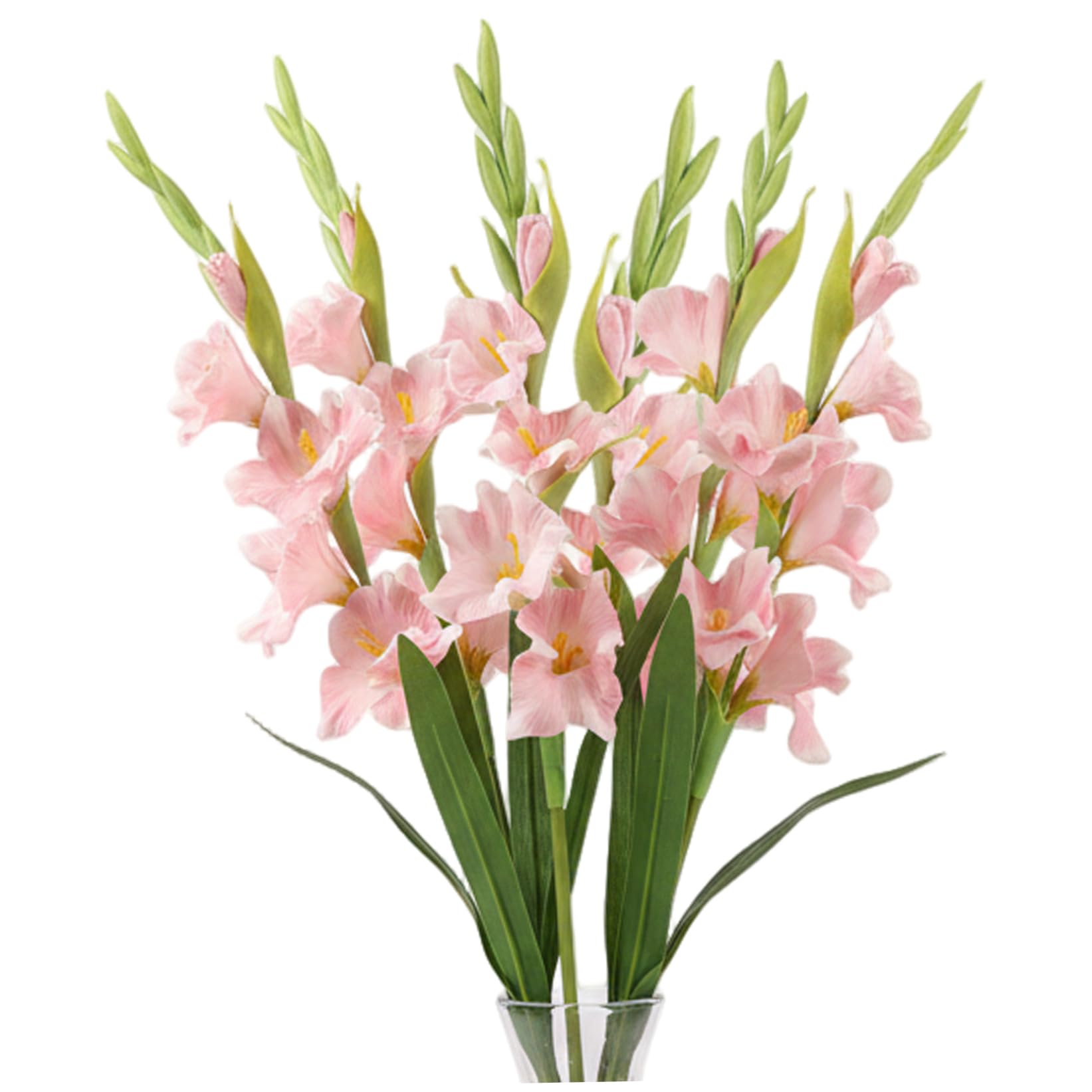 Awnsimfreien Style-2 Gladiolus, 6Pcs Gladiolus Artificial Flowers, 22In Realistic Tall Artificial Flowers For Vase, Lifelike Faux Flower For Wedding Home Hotel Decor (Style-2), Flower