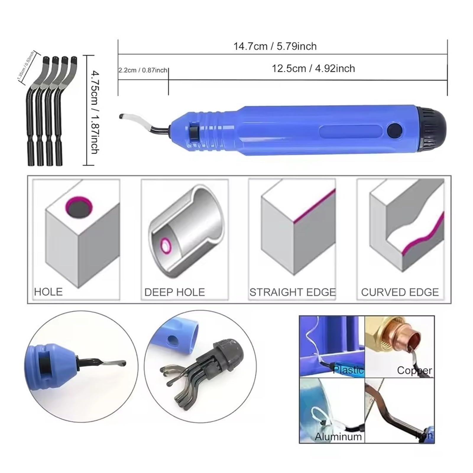 Kit d'outils d'imprimante 3D for nettoyeur de buses, pincettes, outils gravure for l'entretien(Flush Cutter)