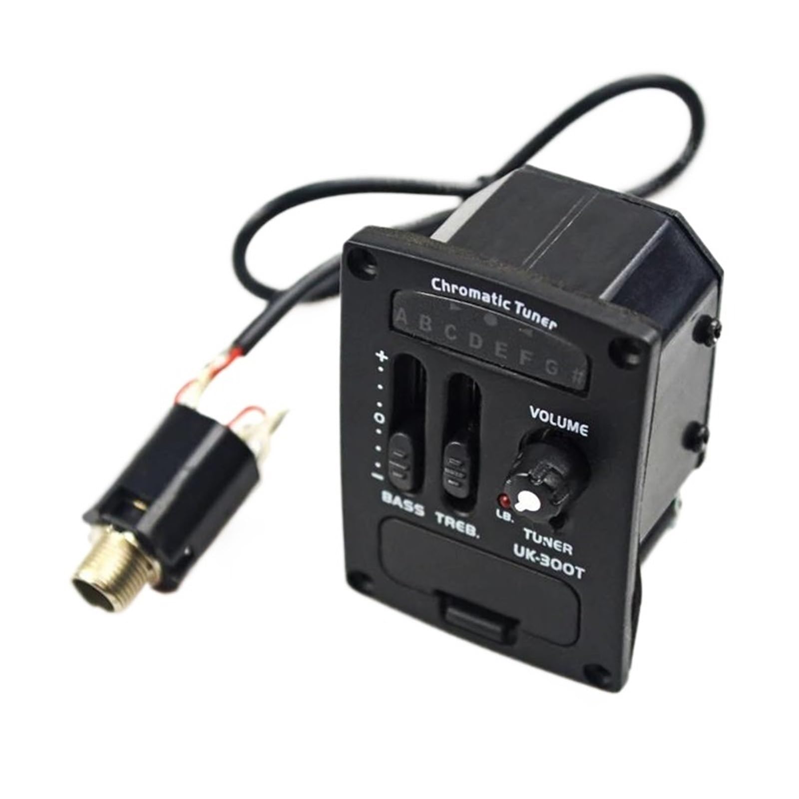 Przetworniki Do Gitary Akustycznej 2-pasmowy Tuner Chromatyczny LED Soft Piezo Pickups EQ Equalizer Części Do Gitary Akustycznej Akcesoria