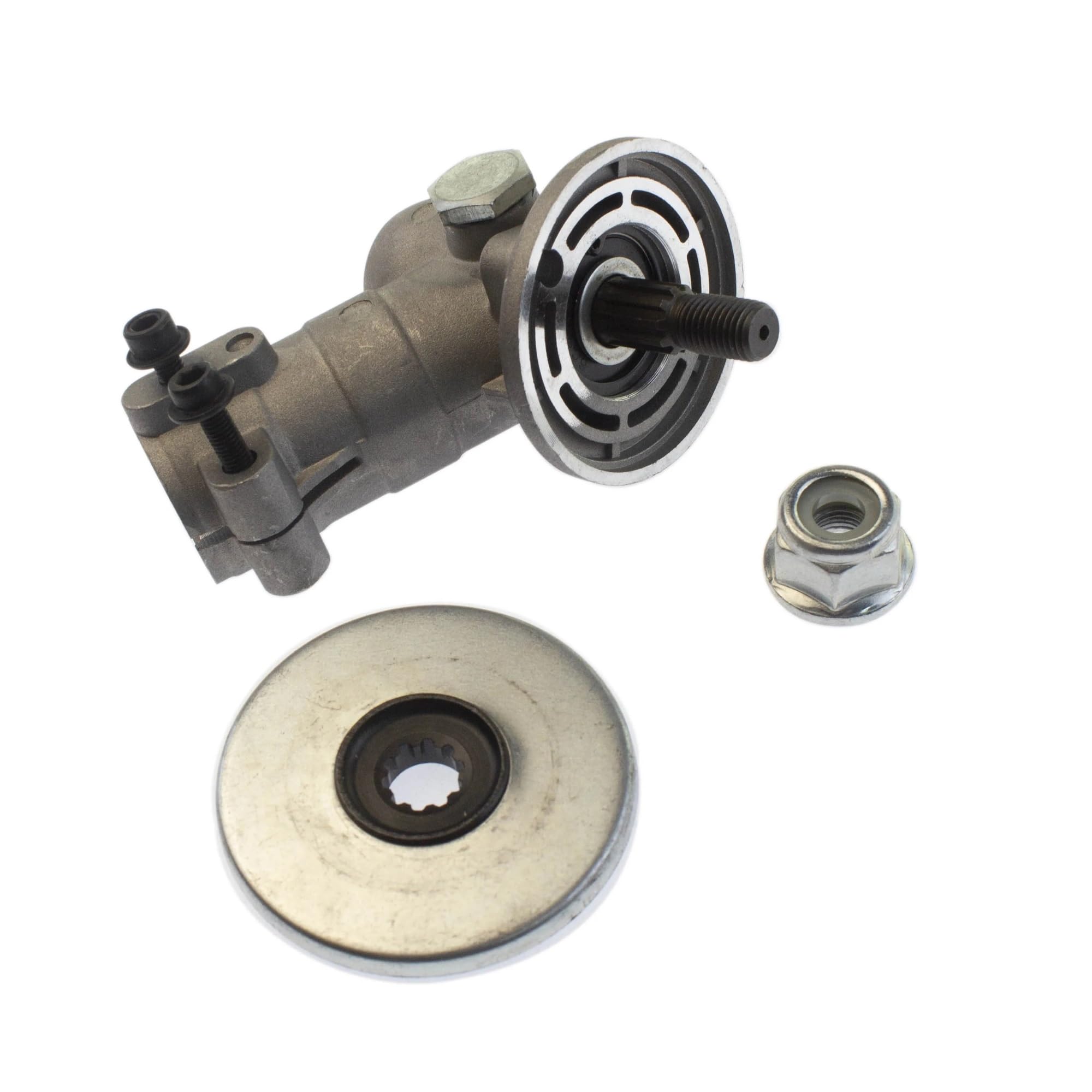 Dingmao Cabezal de engranaje apto for desbrozadora Hus 123LD 322C 322L 322R 322T 323L