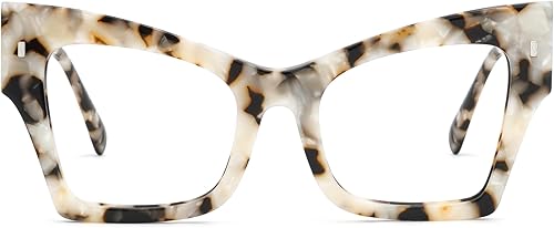 Miniatura 8 de Zeelool Elegante marco de gafas de mariposa con lente transparente sin receta para mujeres ZJGX654633