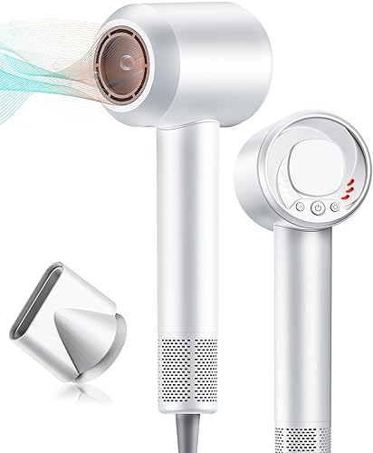 Secador de pelo, secador de pelo de alta velocidad de 140, 000 RPM para secado rápido, secador de pelo iónico negativo para el cuidado del cabello,
