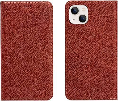 Étui iPhone 13 antichoc en cuir, protégez votre écran des rayures