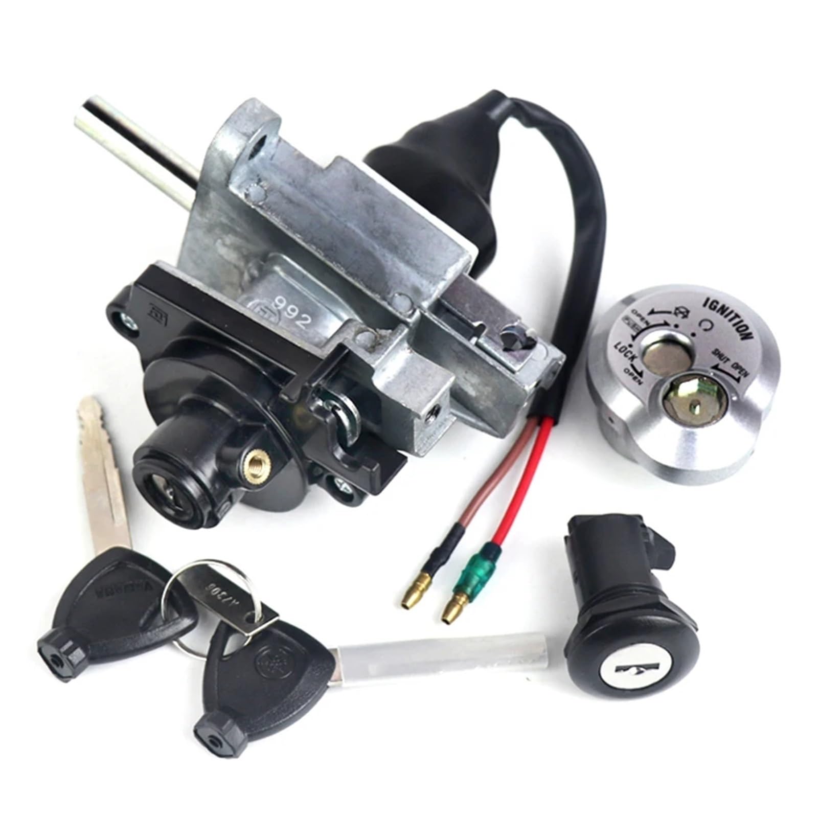 Ajuste Para Yamaha CYGNUS Z 125 XA125, Pieza De Repuesto Para Patinete, Juego Interruptor Llave Encendido, Bloqueo Asiento Cerradura de encendido con llaveJuego