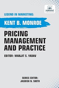 Pricing Management and Practice Legend in Marketing