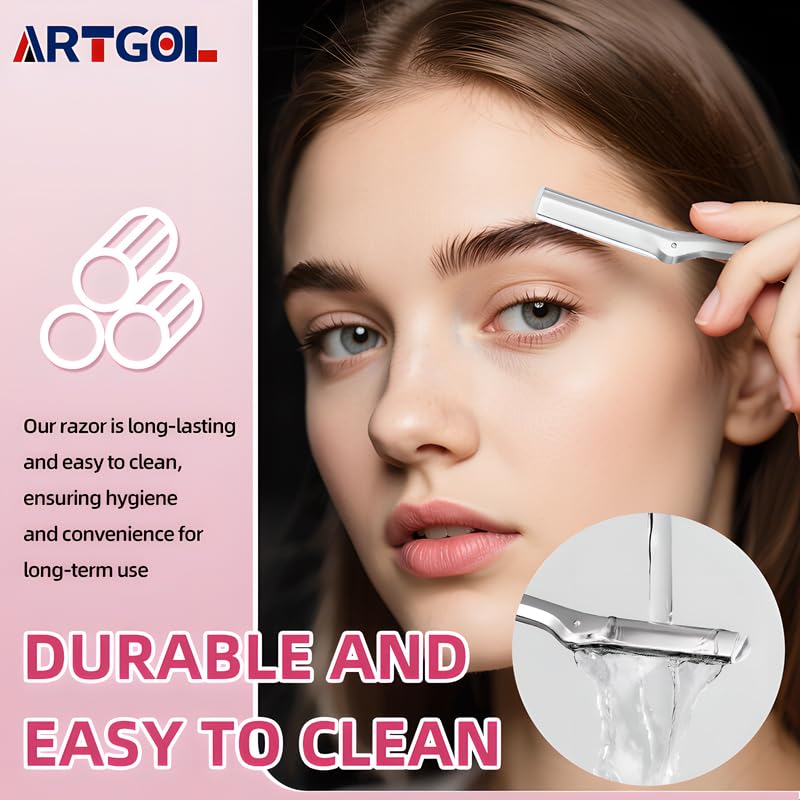 40 Count Facial Razor Replacement Blades Be suitable for Twee zerman Stainless steel blade