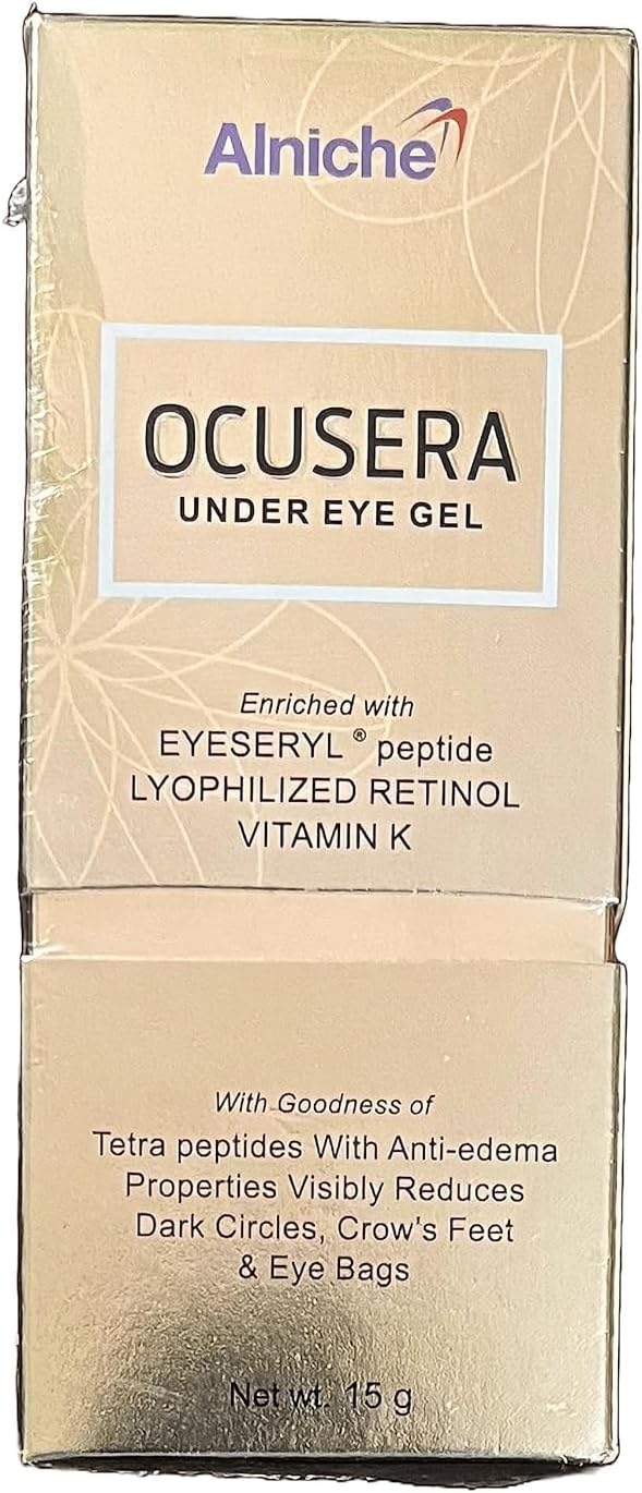 Ocusera Rejuvenating Eye Serum: Advanced Formula with Jojoba Oil & Olive Oil - Target Dark Circles, Puffiness, and Fine Lines - 15g For Men and Women