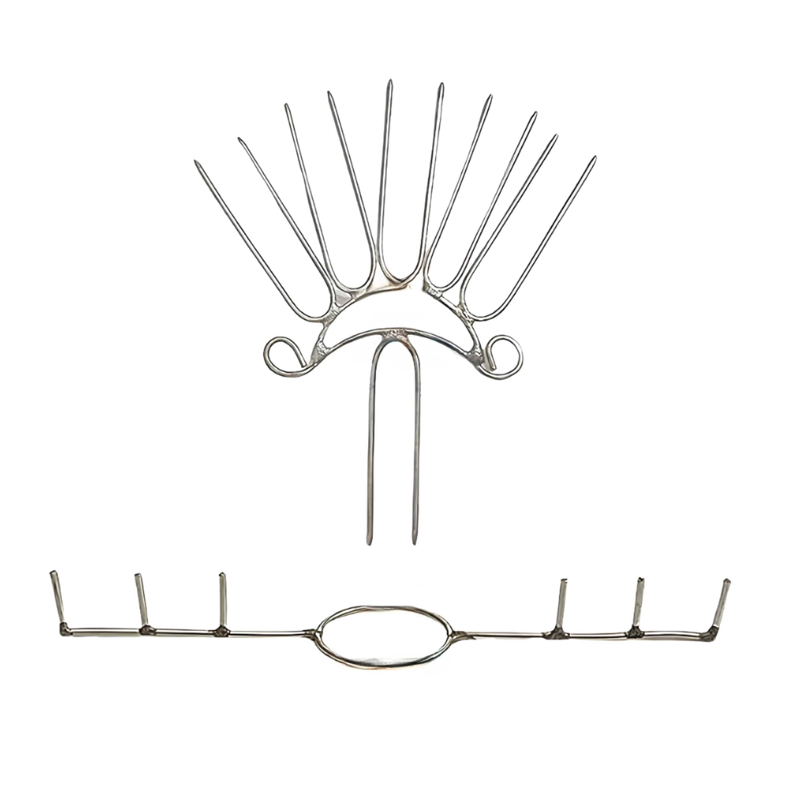 Varalakshmi Pooja | Vaibhav Lakshmi Pooja Kalasam | Flower Stand Stick Metal | Five Point Support for Decoration | Varalakshmi Pooja Stand (Stand with Flower Stick)