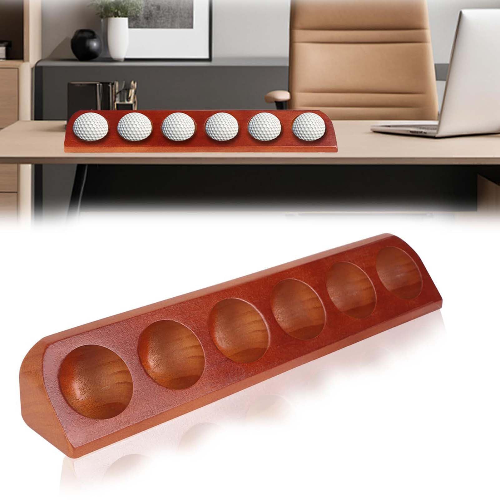 Kaxenig Présentoir De Balles De Golf, Collection Balles De Golf Support 6 Trous, Support De Rangement pour Club Décoration Murale Salon Bureau Organisation