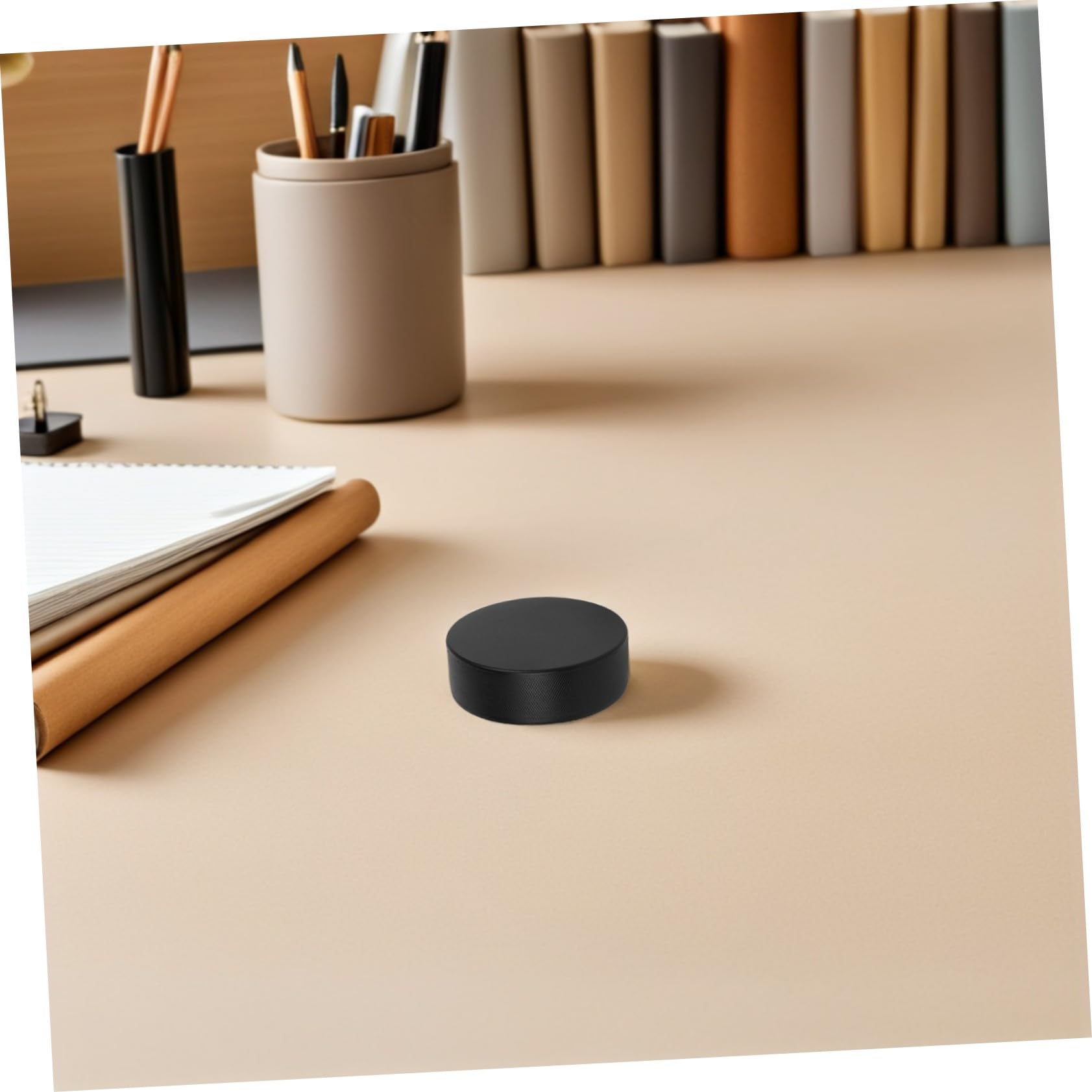 Uonlytech 12 pièces 12 Mini palets de Hockey en Mousse PU Souples et légers pour entraînement intérieur adaptés aux débutants et indispensables pour Pratique en équipe