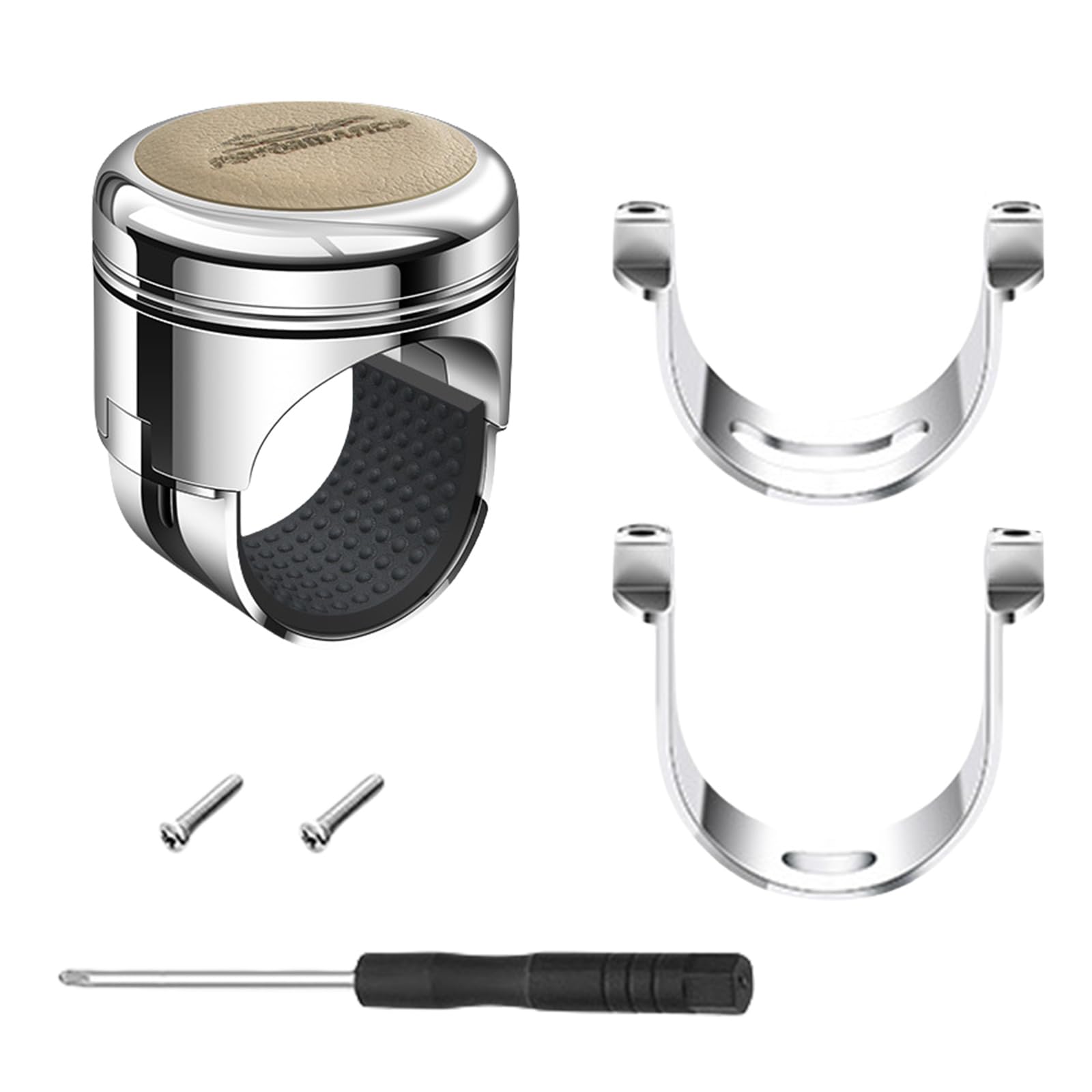 Nucelit Metal Bearing Knob Car Knob for Car SUV Vehicle Spinner Rotary Suicide Power Handle Spinner Balls Truck Steering Aid
