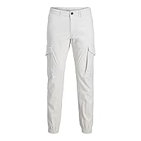 JACK & JONES Jpstpaul Jjflake Cargo Noos Pantaloni, Blanc De Blanc