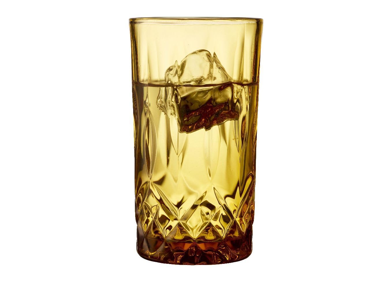 Lyngby Glas Sorrento Highball 38 cl 4 adet Amber