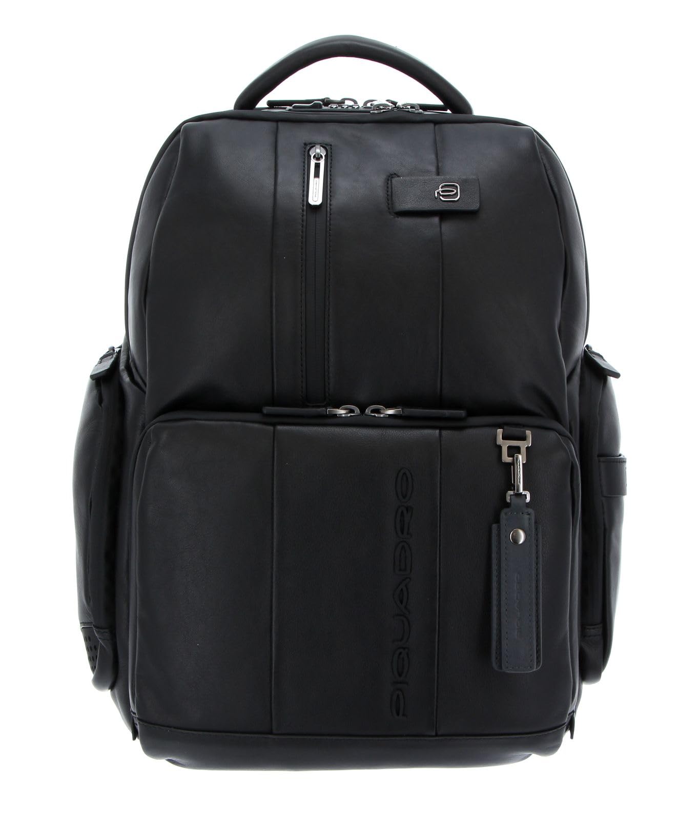 PIQUADRO – Zaino Urban - Porta PC 15,​6" – In Pelle – Compatto e Versatile - Uomo - Colore Nero