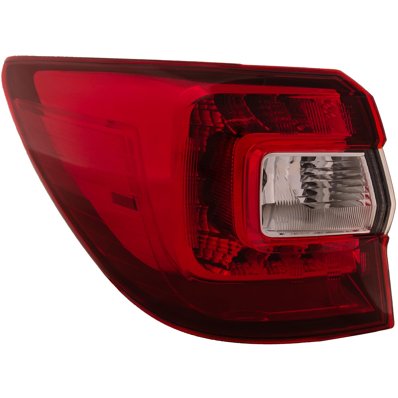 HEADLIGHTSDEPOT Outer Tail Light CAPA Certified Left Driver Compatible With Subaru Outback 2015-2019
