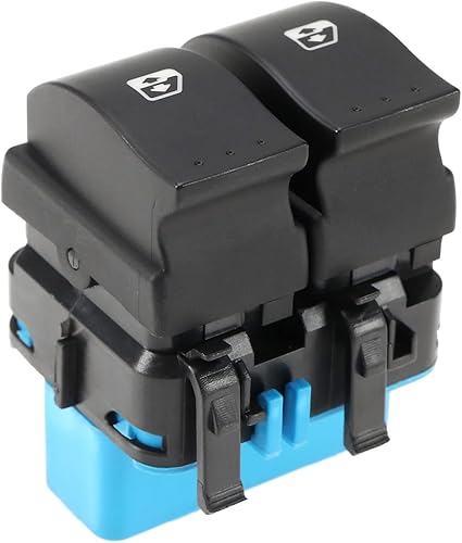 Miniatura 4 de eMagTech Botón de control de interruptor de ventana de repuesto 8200107772 compatible con Renault Mégane 2 2002-2008 Scénic 2 2003-2009 Botón de