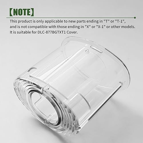 Miniatura 5 de DLC-018BGTXT (DLC-018BGTXT-1) Empujador grande y conjunto de manguito para procesadores de alimentos, compatible con procesador de alimentos