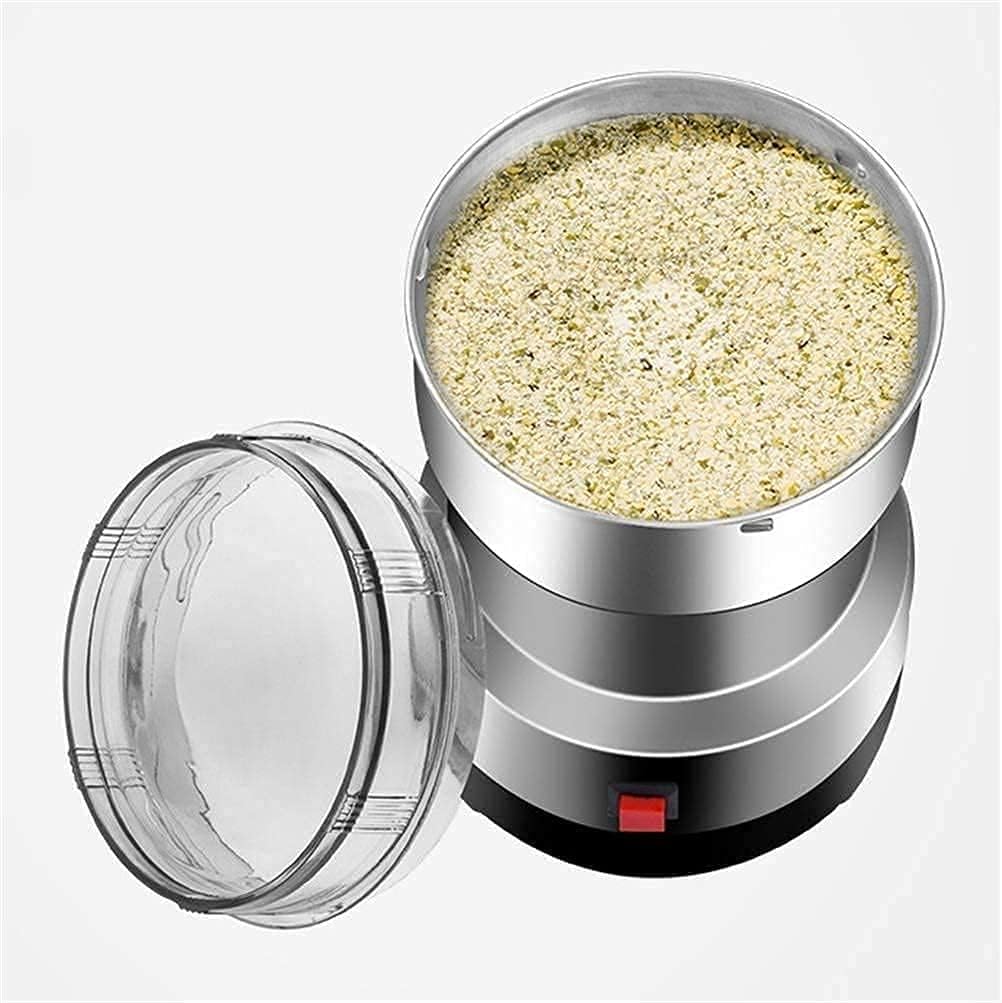 Grain Crusher Electric Coffee Grinder 200W Low Noise Mill Spice Herb Grinding Tool Stainless Steel Bean