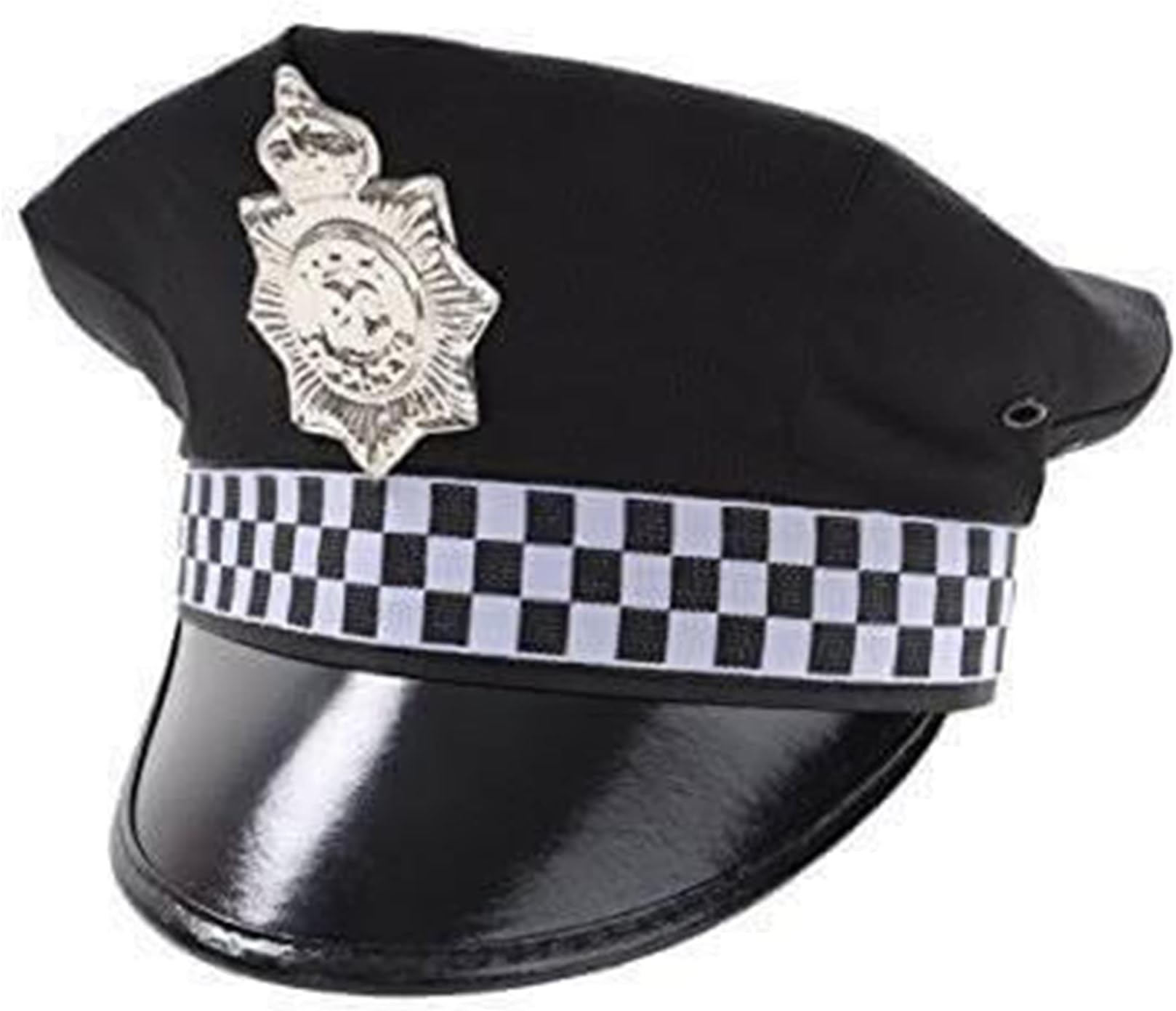 - Wanna Party Black Police Hat for Adults, Unique Officer Cap for Stage Performance, Cosplay Party, Halloween Costume Accessory, Dress Up Event, Theme Party, Roleplay, Fun Costume for Women