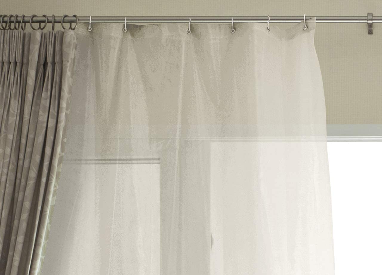 Mosquitera Cortina con Anillas para Puerta de Ventana con Flecos de Red densa Interior y Exterior protección contra Insectos Moscas Mosquitos Puerta de Ventanas Sala de Estar Dormitorio 150x250 cm