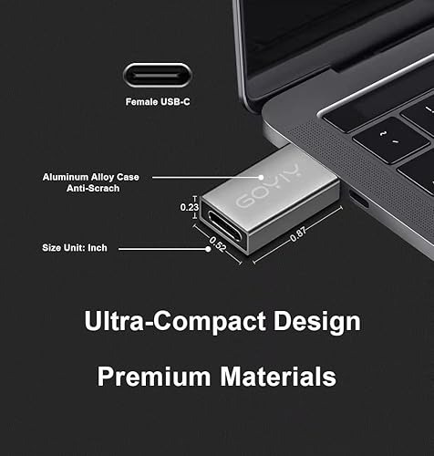 Miniatura 17 de [Adaptador USB C a USB de 10 Gbps, adaptador USB C macho a USB hembra, USB3.2 Gen 2, paquete de 3, compatible con dispositivos tipo C o Thunderbolt