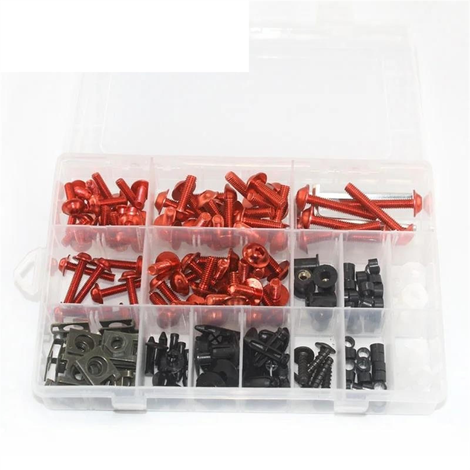 Motorcycles Bolt Clip Nut Accessories For SUZUKI GSR400 GSR600 GSR750 GSX-R600 GSX-R750 GSX-R1000 GSR GSXR 600 CNC Alloy(Orange)