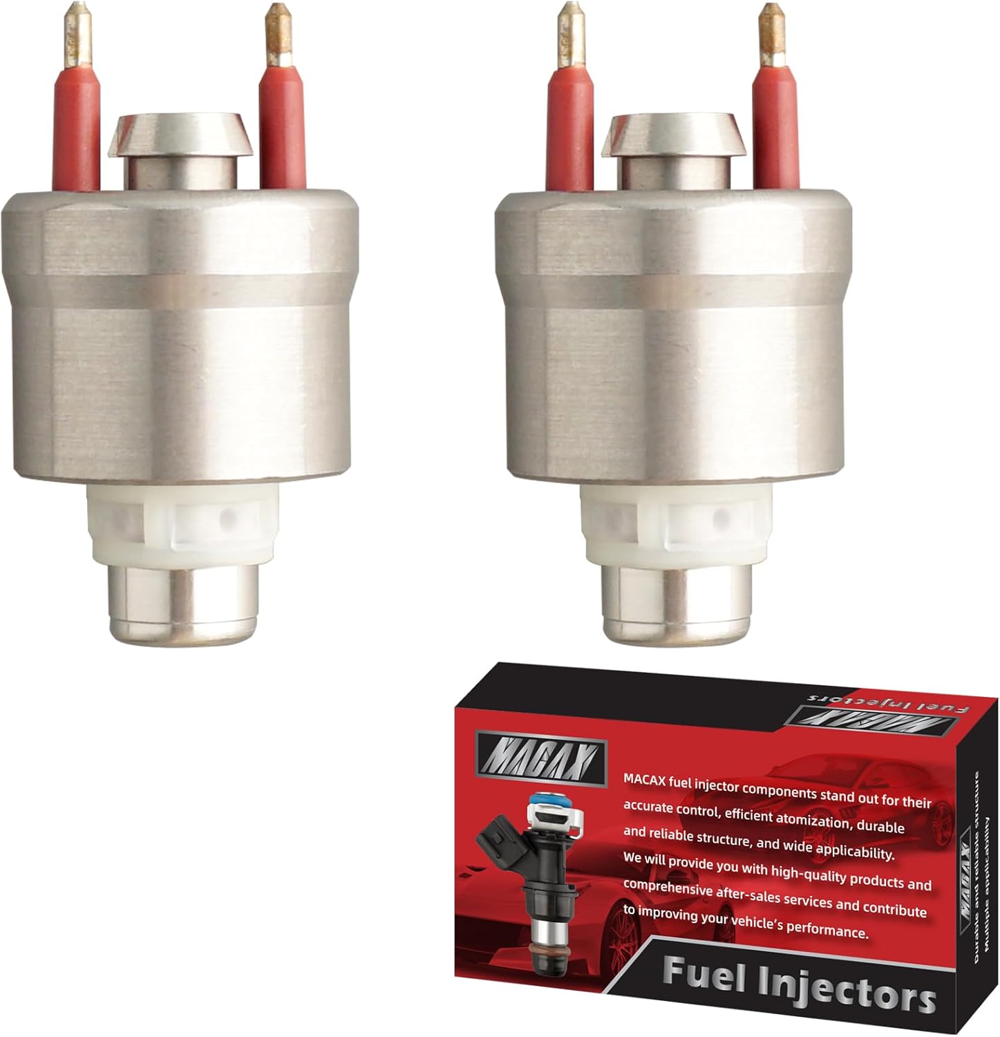 Set of 4 Fuel Injectors 53030778AB FJ682 Replacement Compatible with Dodge Dakota 1996-2002 Jeep Cherokee 1996-2000 TJ Wrangler 1997-2002 2.5L L4 - Replaces RL030778AB 812-11128