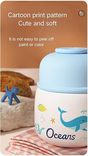 Miniatura 7 de Termo para alimentos calientes, 17 onzas, Termos para comida caliente, termo para alimentos, frasco de alimentos aislado de acero inoxidable con