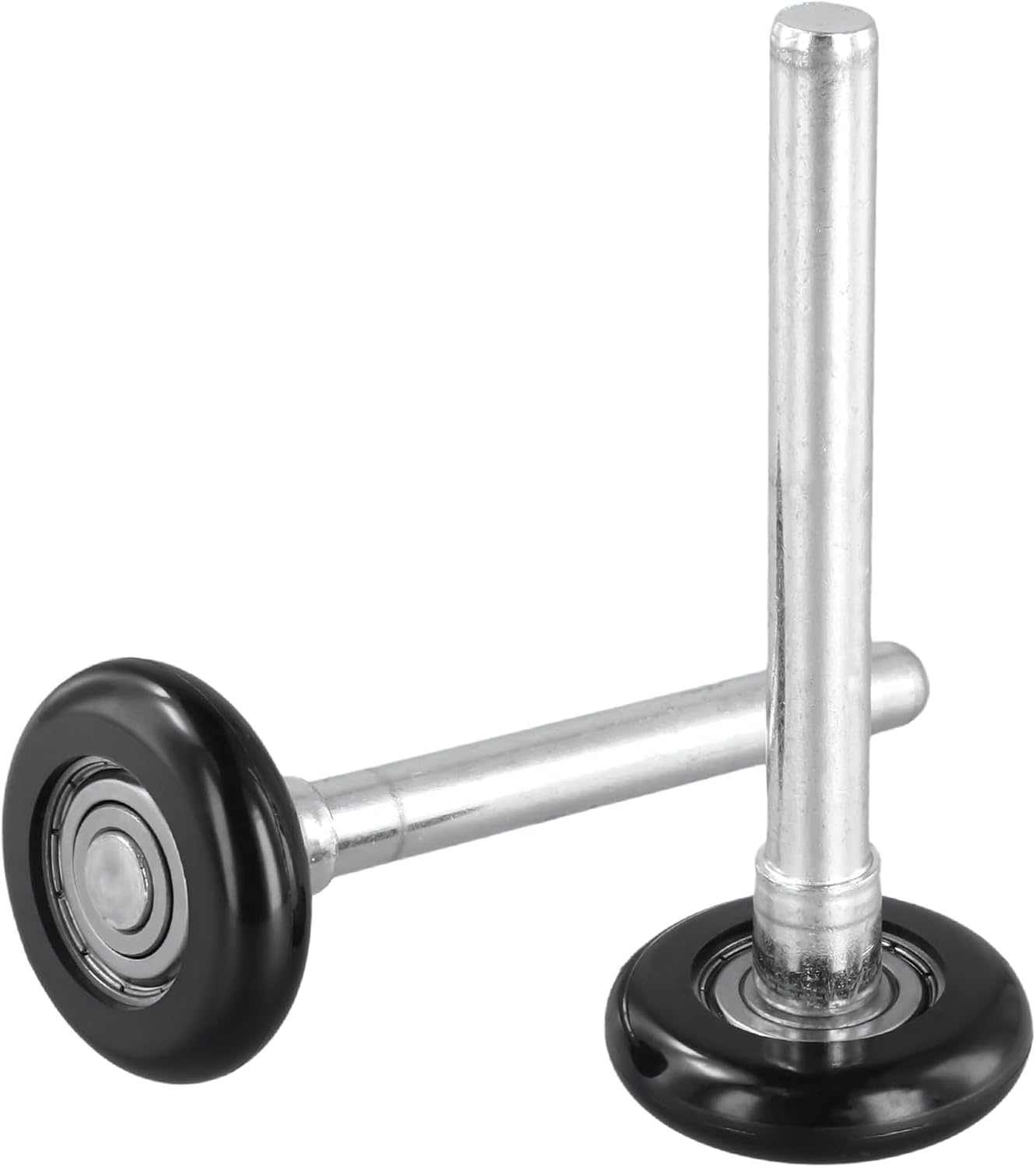 30 PCS Nylon Rollers, Black 6200Bearing Garage Door Rollers, Smooth Rollers Silent Design for Garage Door, Industrial Equipment Rollers