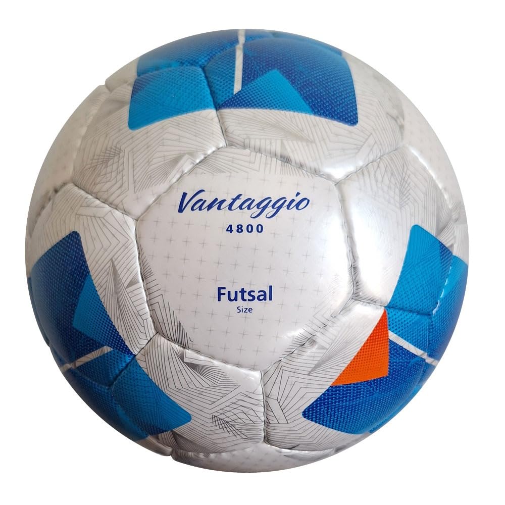 Molten F9N4800 Futsalbäll, White/Blue, 4