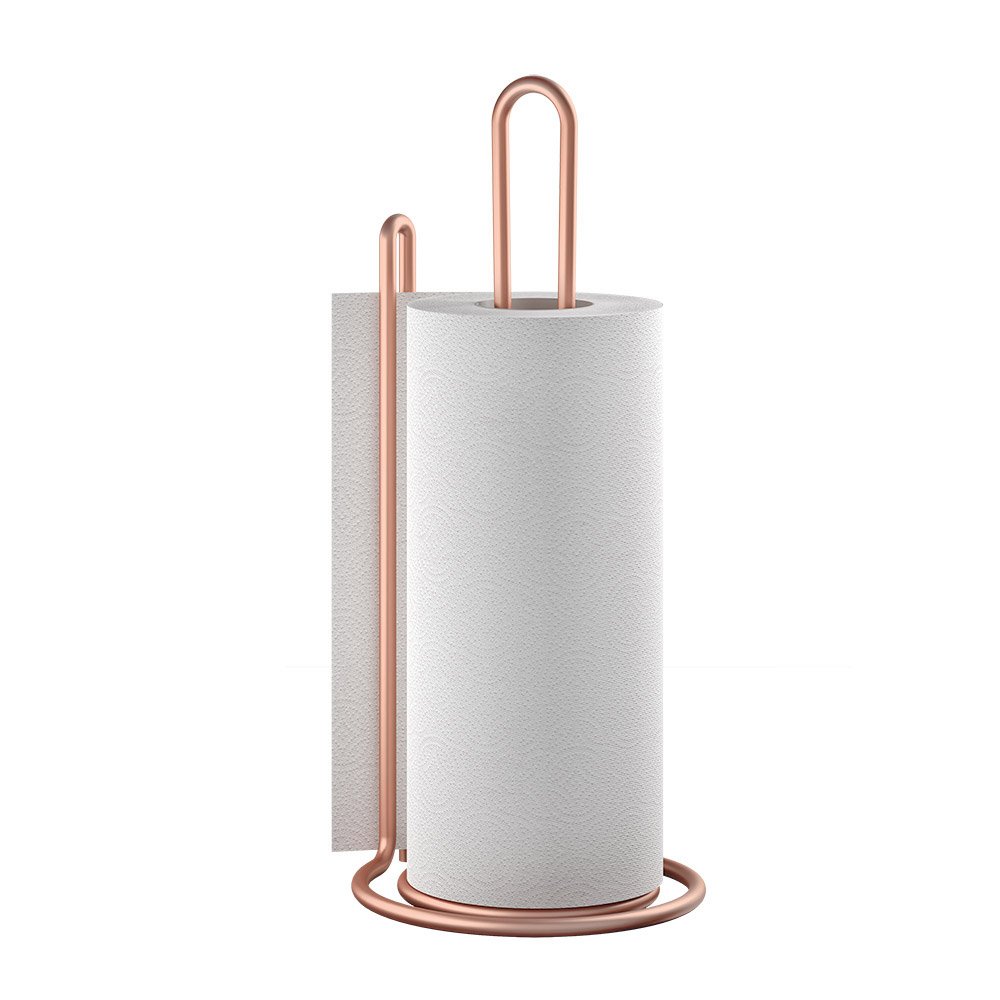 Metaltex MyRoll uchwyt na rolkę papieru, metal, miedź, 15 x 32 cm
