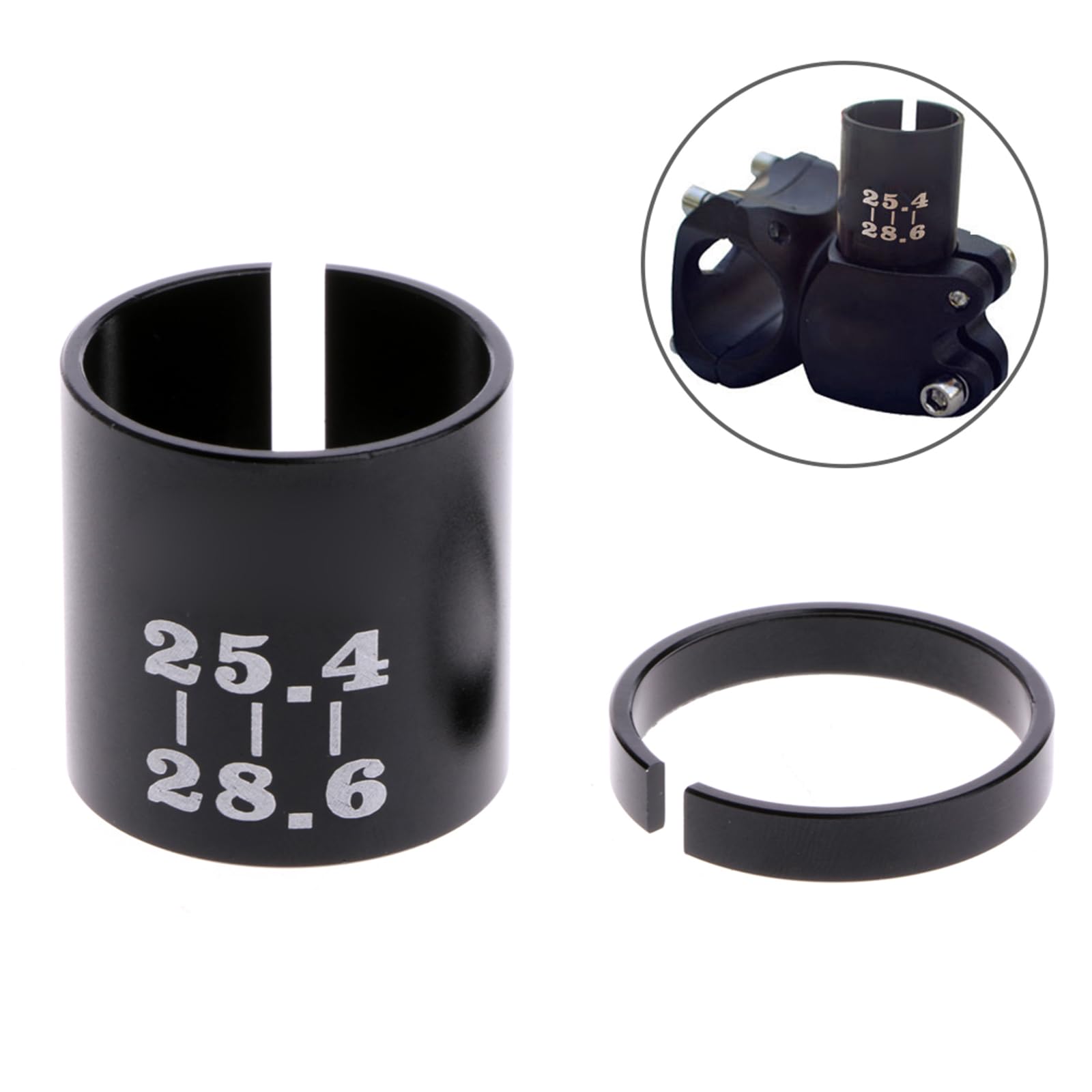 MLWSKERTY Bike Ahead Stem Reducer Conversion Variable Set to 28.6mm