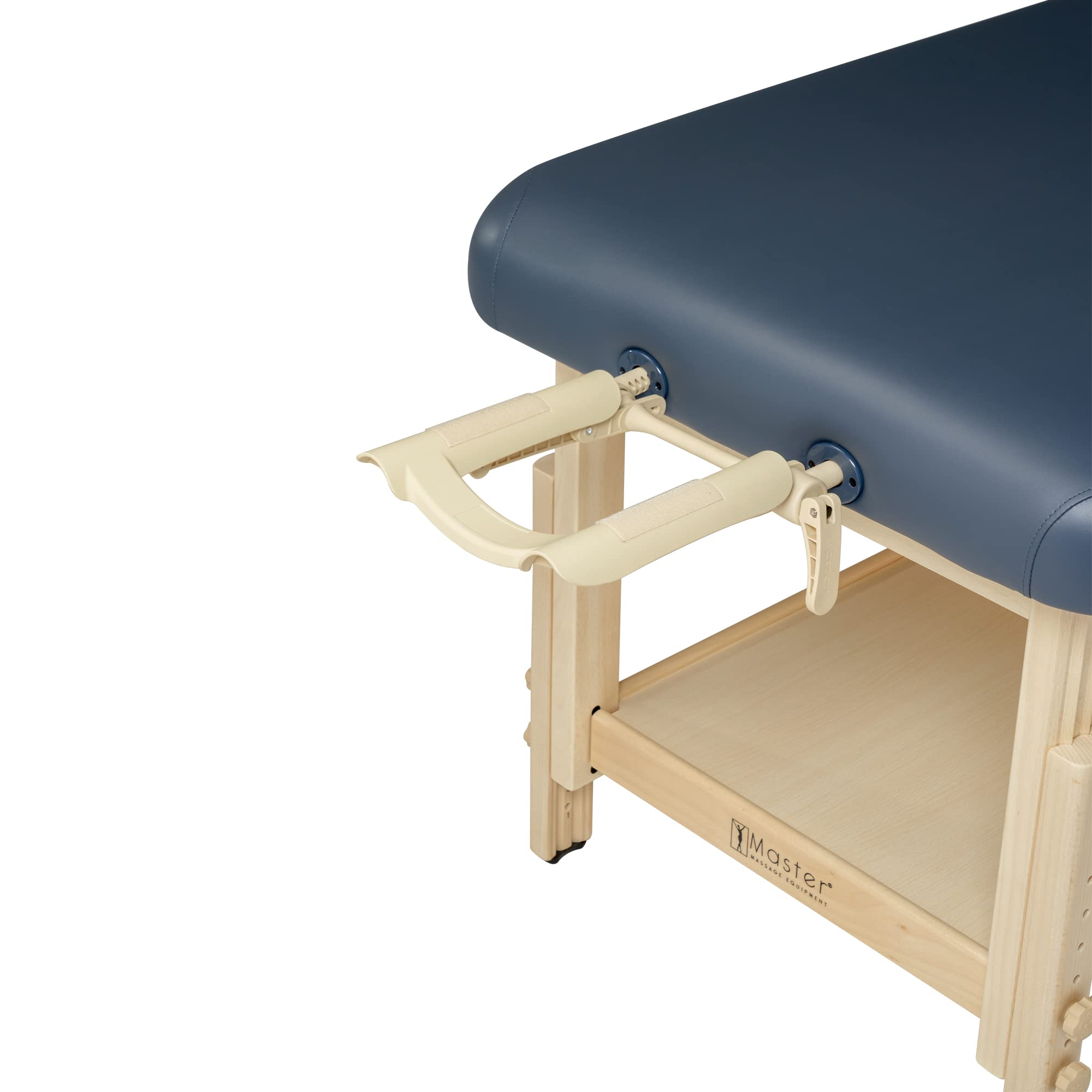 Master Massage Laguna Comfort Massagetisch aus Holz, stationärer Massagetisch, Wellnesstisch, höhenverstellbar, flach, Physiotherapie-Bett, medizinisch, klinische Behandlung, Schlafzimmer,