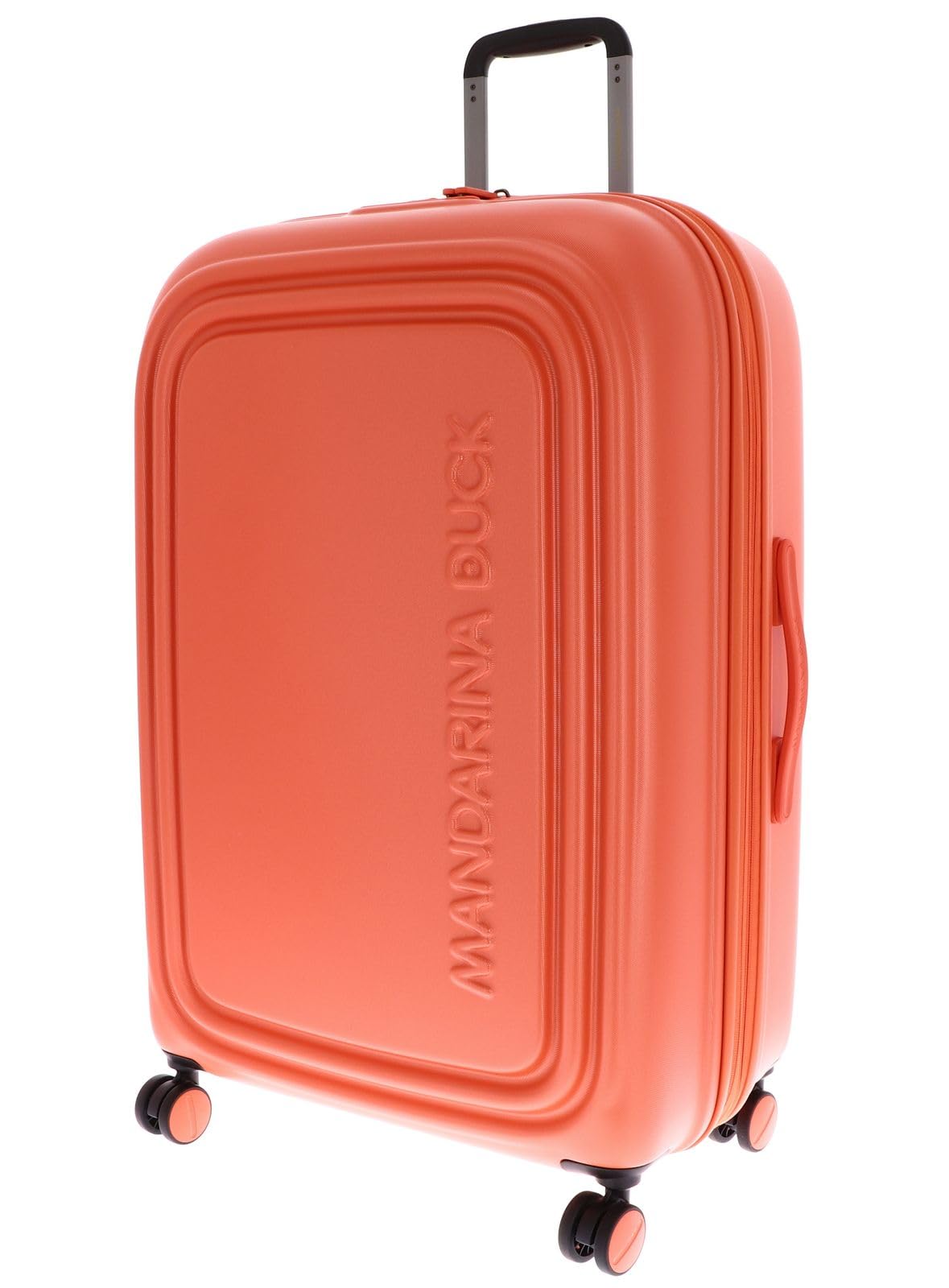 Mandarina Duck Unisex Orange Logoduck+ Expandable Large Trolley